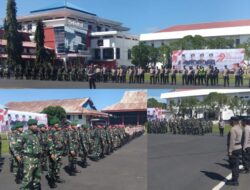 Polres Bitung Gelar Gladi Upacara Hari Bhayangkara ke-79