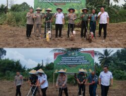 Polres Bitung Mengikuti Zoom Ketahanan Pangan dan Penanaman Jagung Serentak Kuartal III