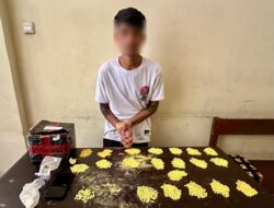 Satresnarkoba Polres Bitung Tangkap Pelaku Residivis, 2.060 Butir Obat Trihexypenidyl Disita