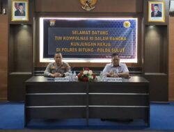 Polres Bitung Terima Kunjungan Kerja Tim Kompolnas RI: Wujud Sinergi dalam Penguatan Pelayanan Publik Kepolisian