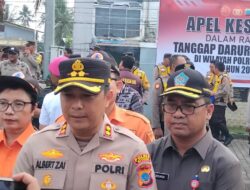 Kapolres Bitung Tegaskan Sinergi Lintas Instansi dalam Apel Kesiapsiagaan Tanggap Darurat