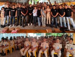 Team Patroli Tarsius Presisi Polres Bitung Berikan Materi Pencegahan Kenakalan Remaja di LDKK SMKP Pelita Bahari Bitung