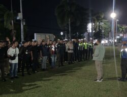 Kapolres Bitung Pimpin Apel Gabungan Antisipasi Gangguan Kamtibmas di Malam Minggu