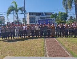 Waka Polres Bitung Pimpin Apel Gelar Pasukan Operasi Keselamatan Samrat 2026
