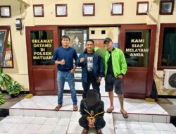Gerak Cepat Tim Gabungan Opsnal Polsek Matuari, Pelaku Penganiayaan Maut Berhasil Diamankan Kurang dari 3 Jam